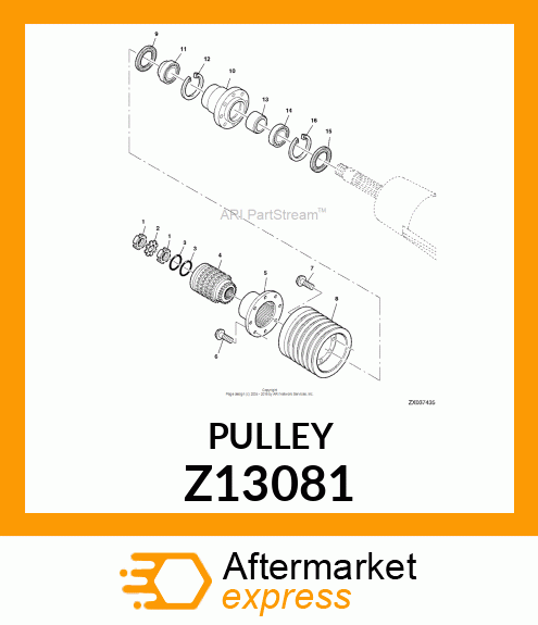 PULLEY Z13081