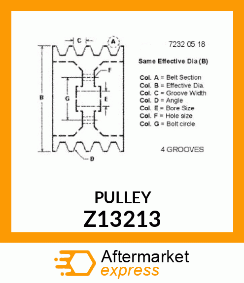 PULLEY Z13213