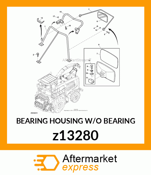 BEARING HOUSING W/O BEARING z13280