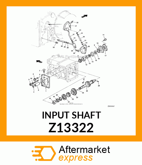 INPUT SHAFT Z13322