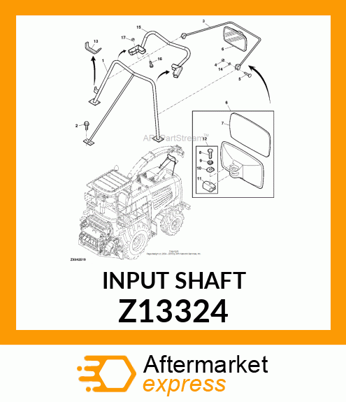 INPUT SHAFT Z13324