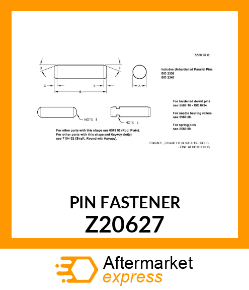 PIN FASTENER Z20627