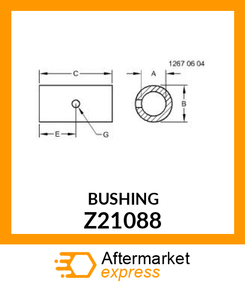 BUSHING Z21088