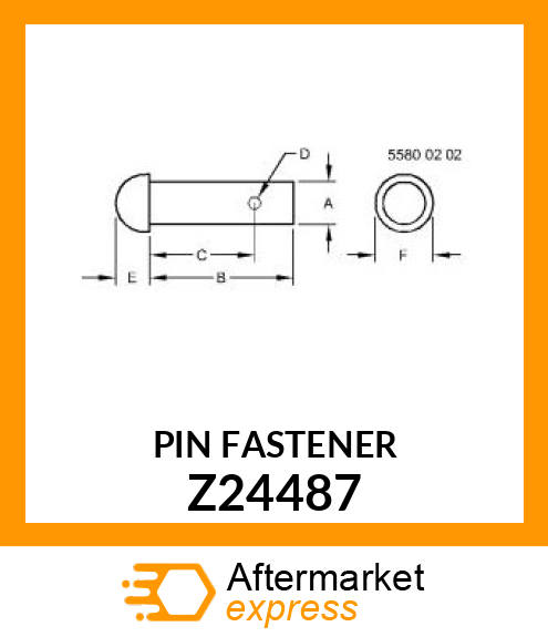 PIN FASTENER Z24487