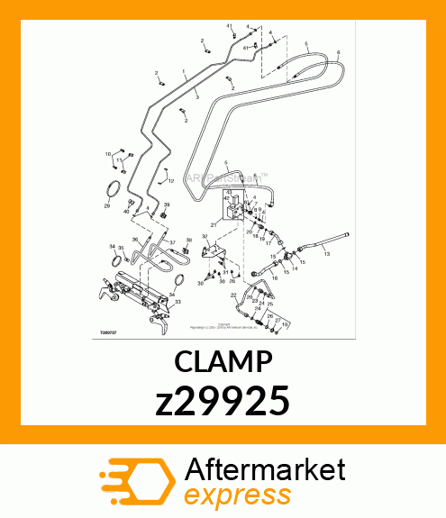 WORM GEAR CLAMP(TYPE F )U.S.,CANADA z29925