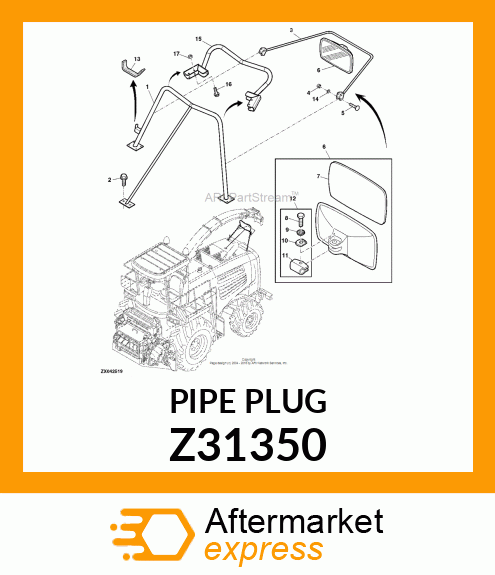 PIPE PLUG Z31350