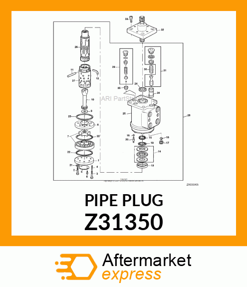 PIPE PLUG Z31350