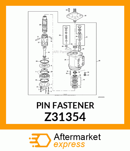 PIN FASTENER Z31354