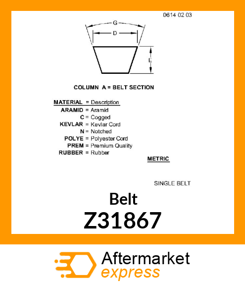 Belt Z31867