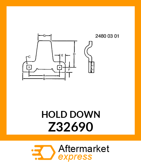 Down Clip Z32690