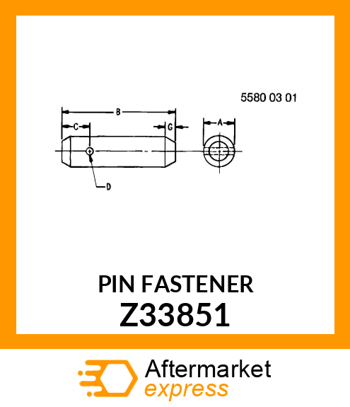 PIN FASTENER Z33851