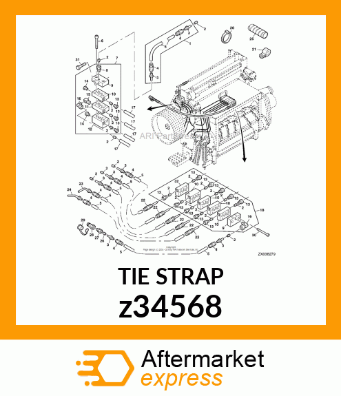 TIE BAND, STRAP z34568