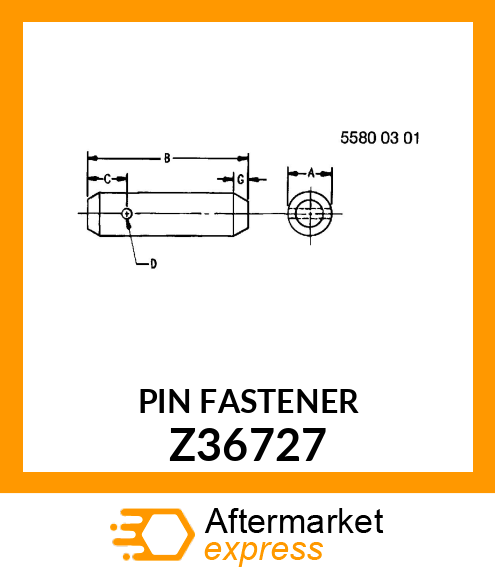 PIN FASTENER Z36727