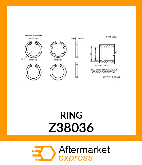 SNAP RING Z38036