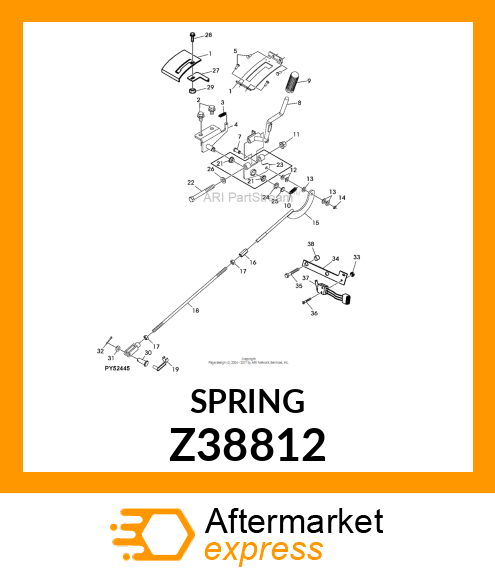 EXTENSION SPRING Z38812