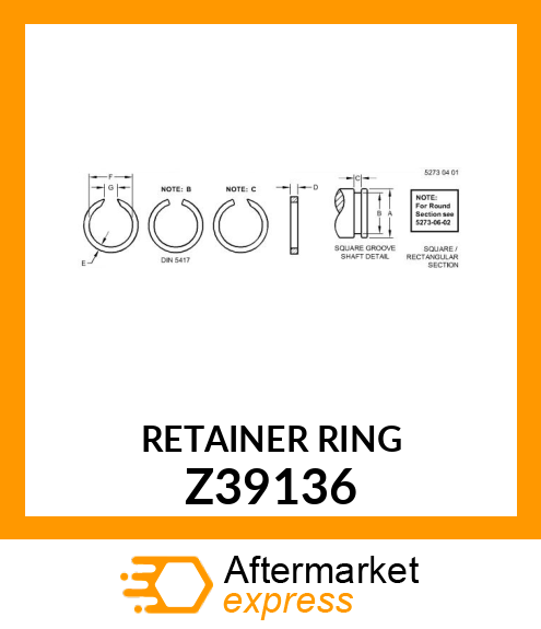 SNAP RING Z39136