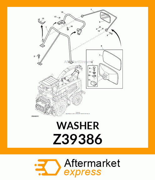 WASHER, WASHER Z39386