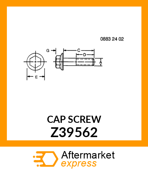 CAP SCREW Z39562