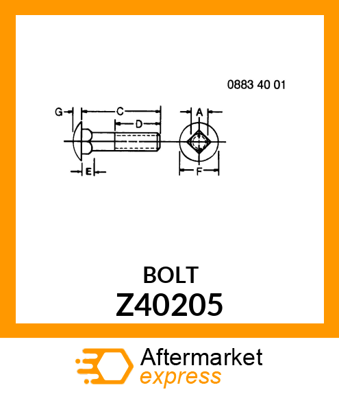 BOLT Z40205
