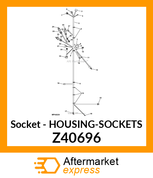 Socket - HOUSING-SOCKETS Z40696