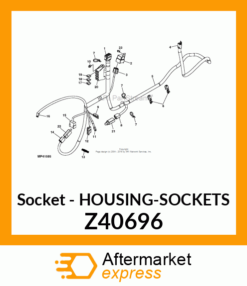 Socket - HOUSING-SOCKETS Z40696