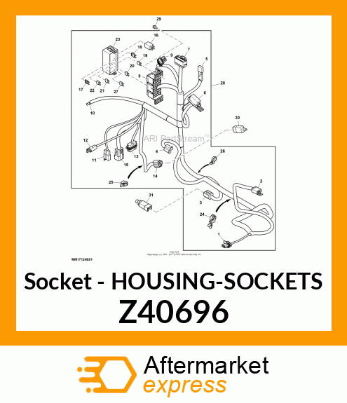 Socket - HOUSING-SOCKETS Z40696