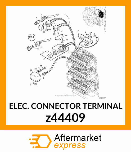 ELEC. CONNECTOR TERMINAL z44409