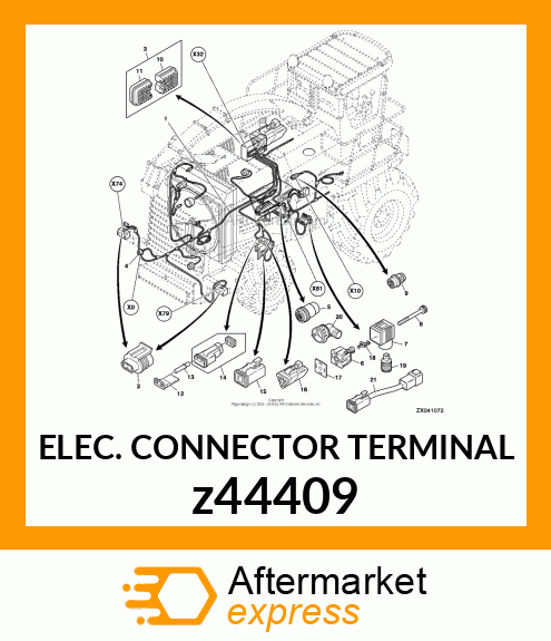 ELEC. CONNECTOR TERMINAL z44409