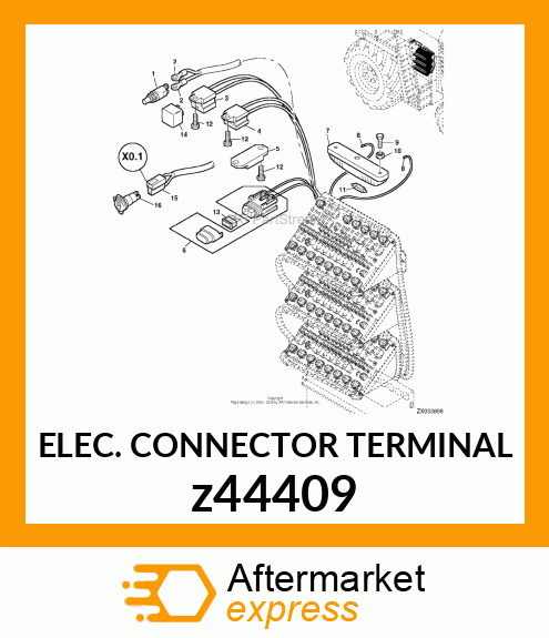 ELEC. CONNECTOR TERMINAL z44409