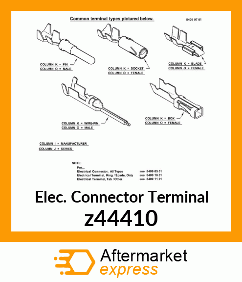 Elec. Connector Terminal z44410