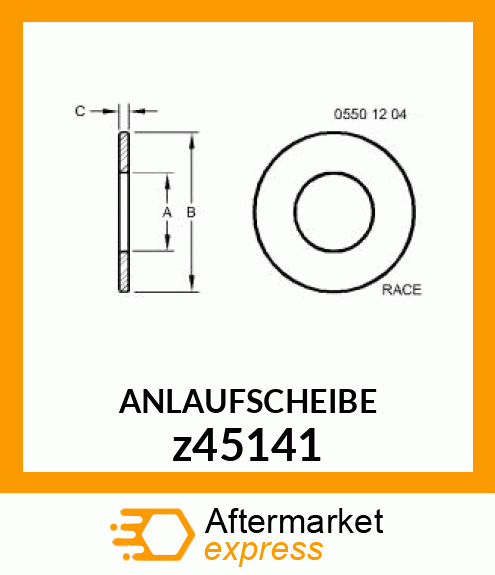 ANLAUFSCHEIBE z45141