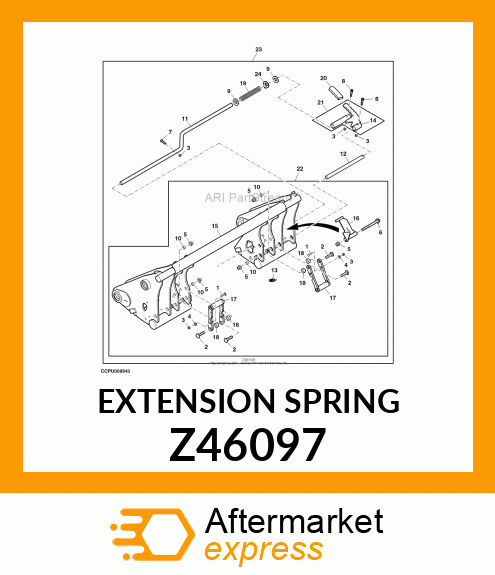 EXTENSION SPRING Z46097