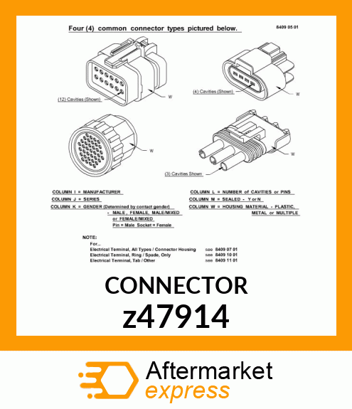 ELEC. CONNECTOR ACCESSORY z47914