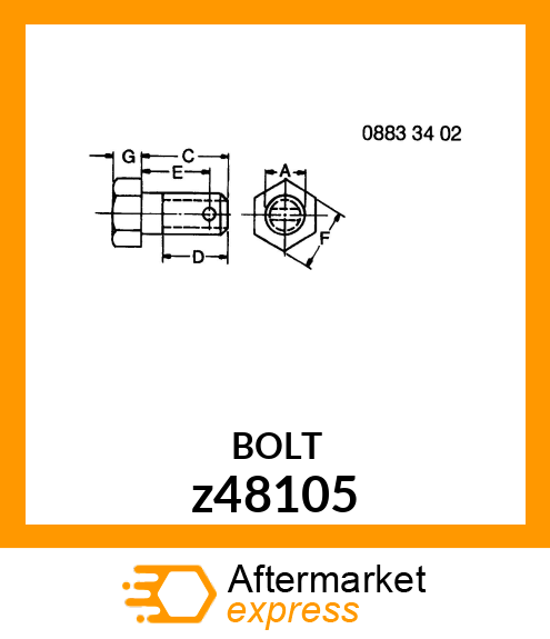 CAP SCREW z48105