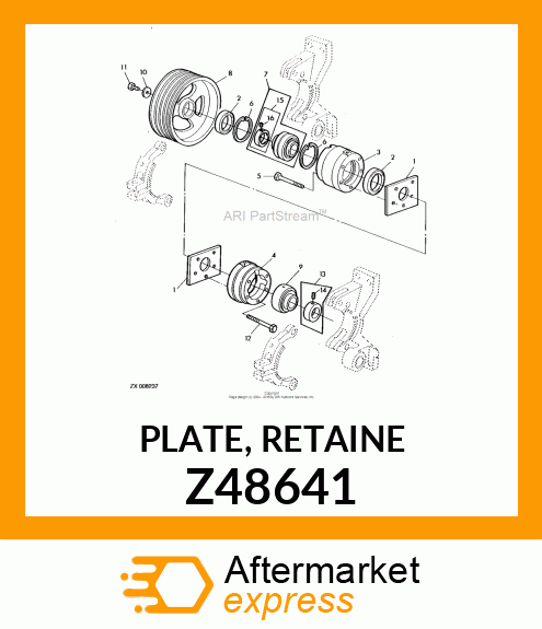 PLATE, RETAINE Z48641