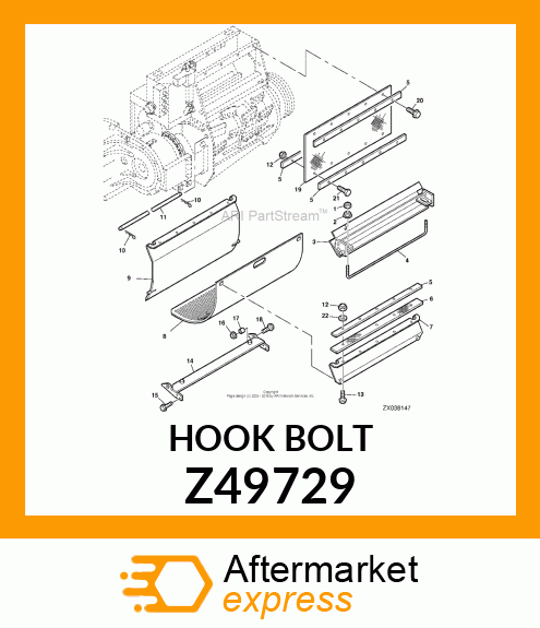 HOOK BOLT Z49729