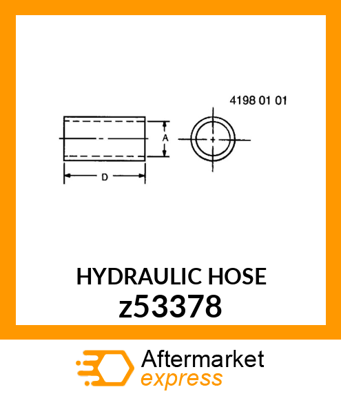 HYDRAULIC HOSE z53378