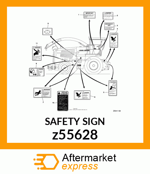 SAFETY SIGN z55628