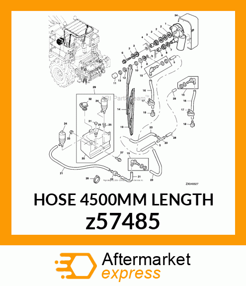 HOSE 4500MM LENGTH z57485