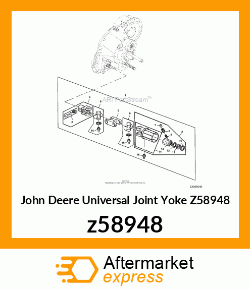 UNIVERSAL JOINT YOKE z58948