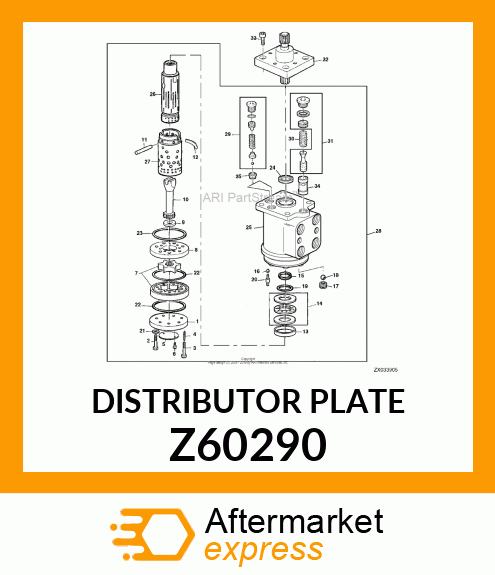 DISTRIBUTOR PLATE Z60290