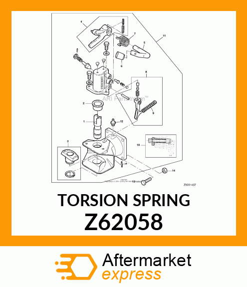 TORSION SPRING Z62058