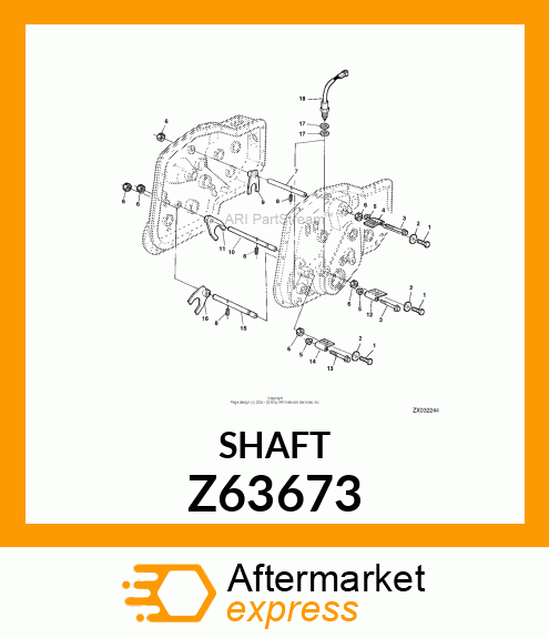 SHIFTER ROD Z63673