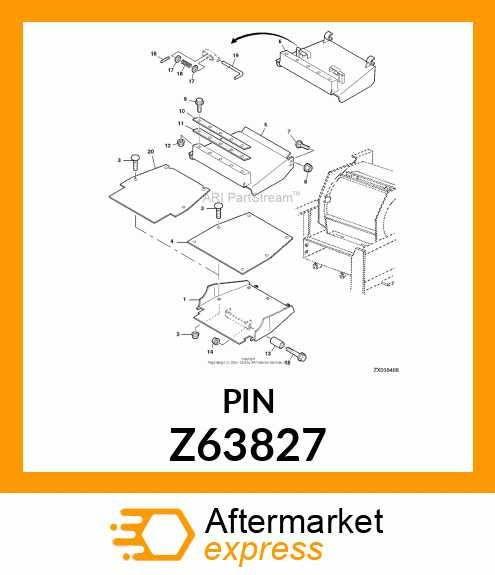 PIN FASTENER Z63827