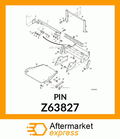 PIN FASTENER Z63827