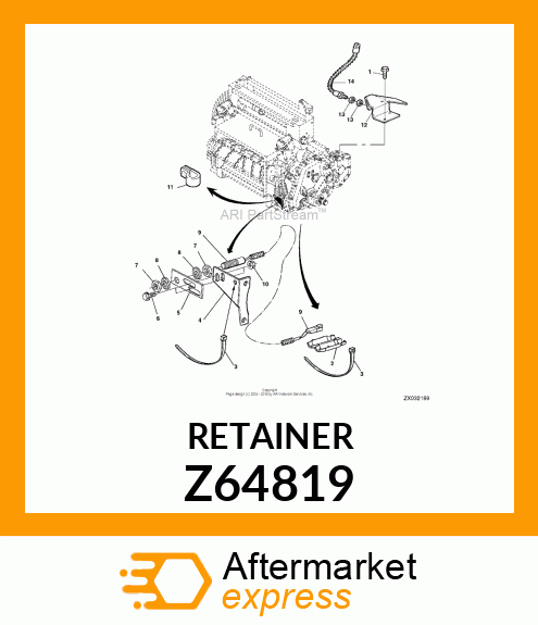 RETAINER Z64819