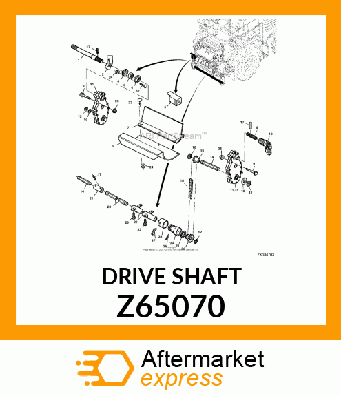 DRIVE SHAFT Z65070