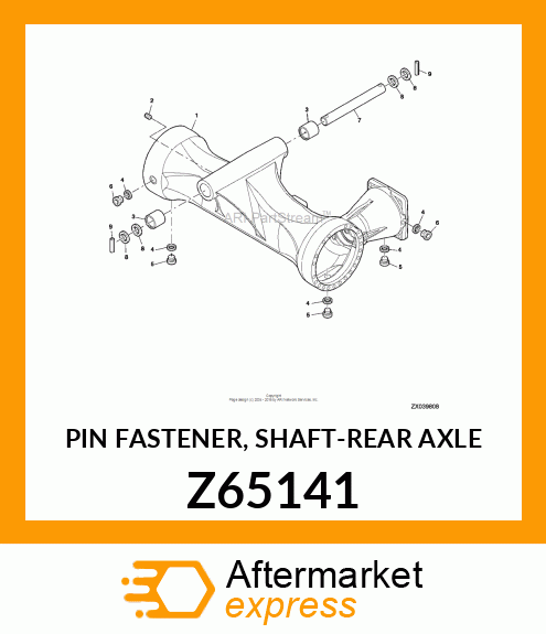 PIN FASTENER, SHAFT Z65141