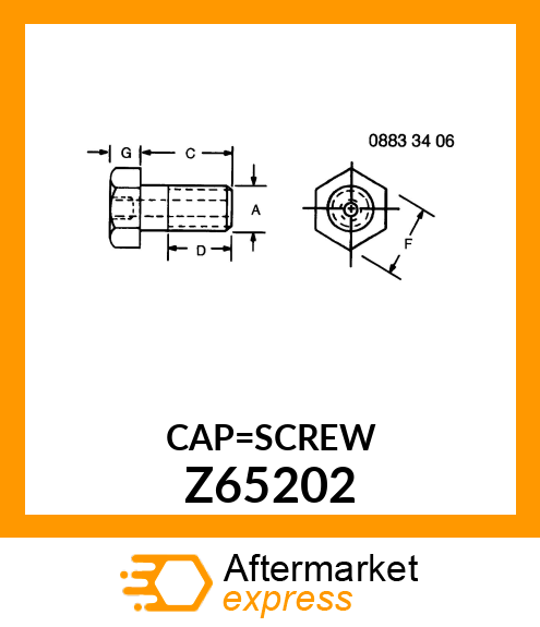 CAP SCREW Z65202