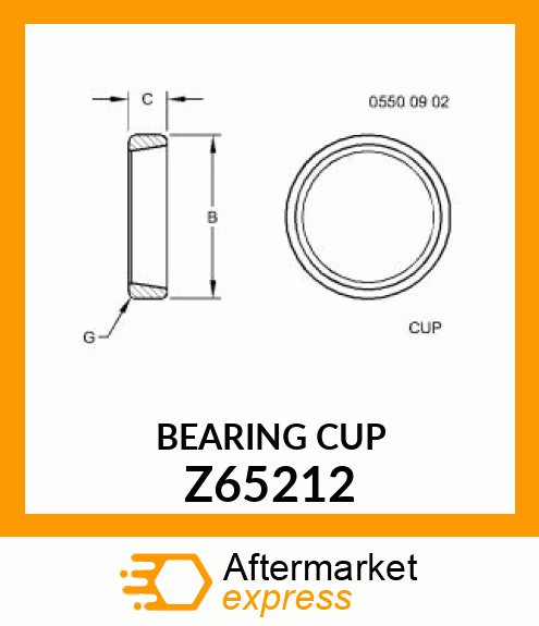 BEARING CUP Z65212